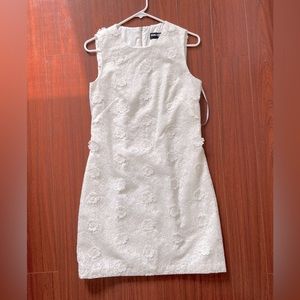 White Floral Karl Lagerfeld Dress